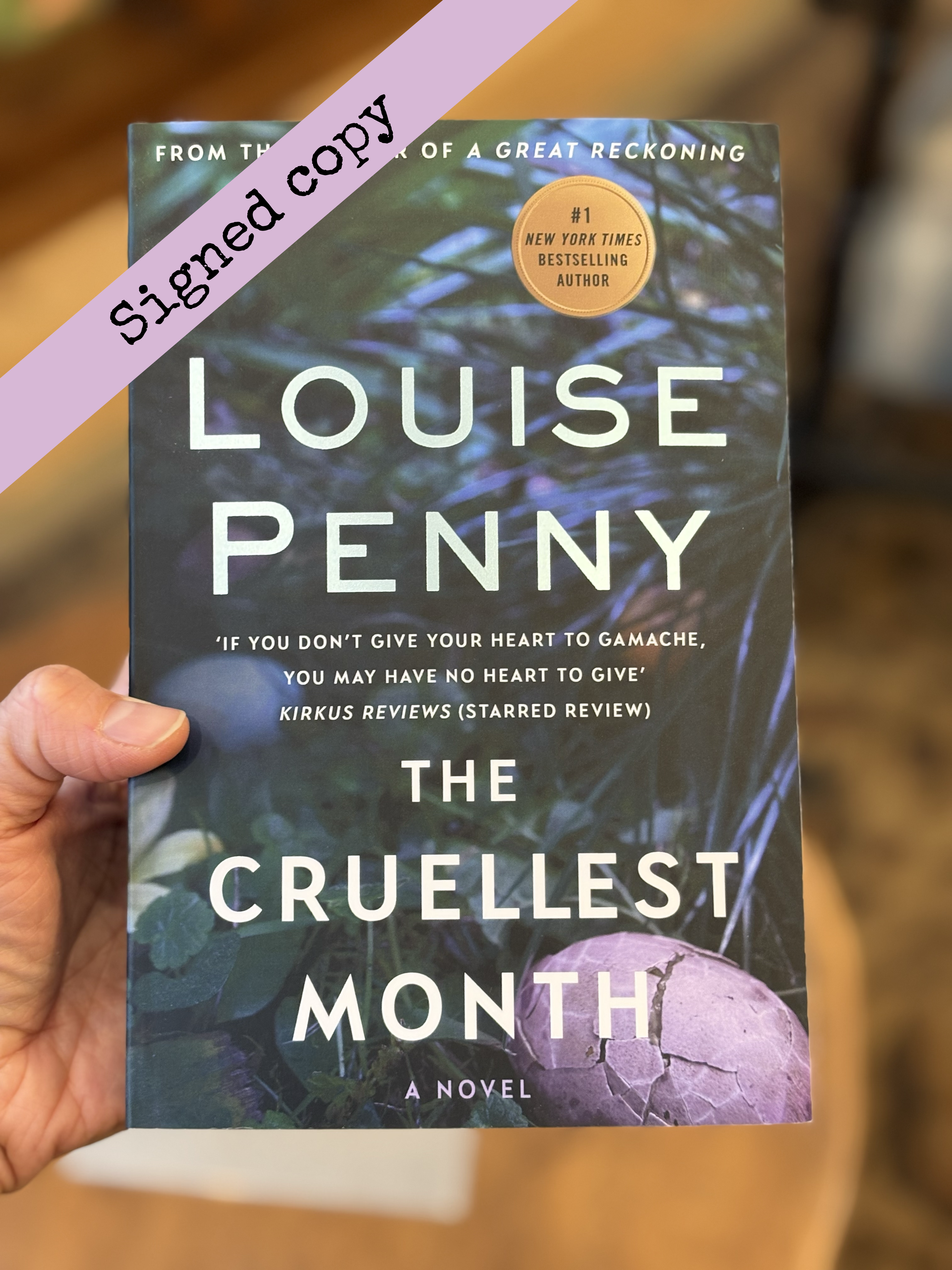 Gift basket + signed book